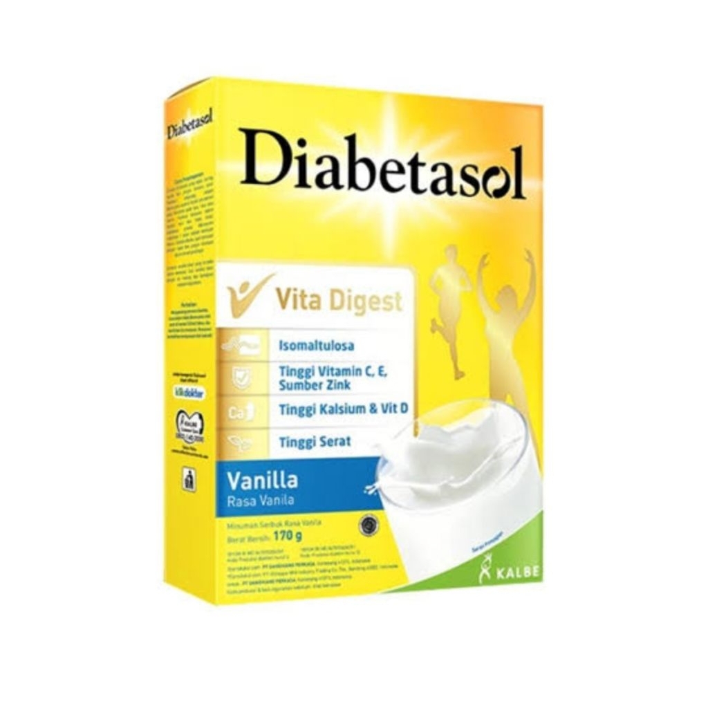 

DIABETASOL VITA DIGEST VANILA 1 BOX 170 GR