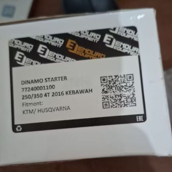 Dinamo Stater Motor KTM Husqvarna 4T Dinamo Starter Tahun 2016 Kebawah