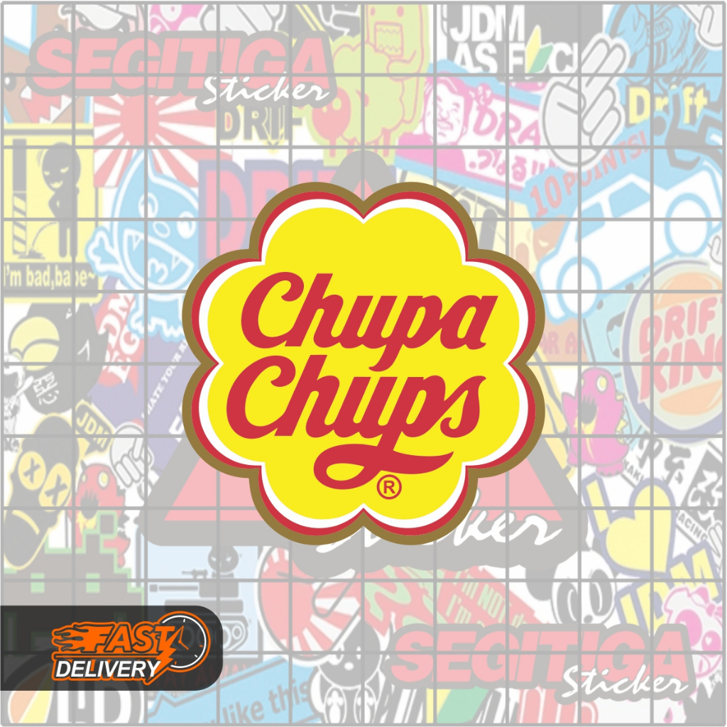 

Sticker Chupa Chups Ukuran 5 x 5 Cm