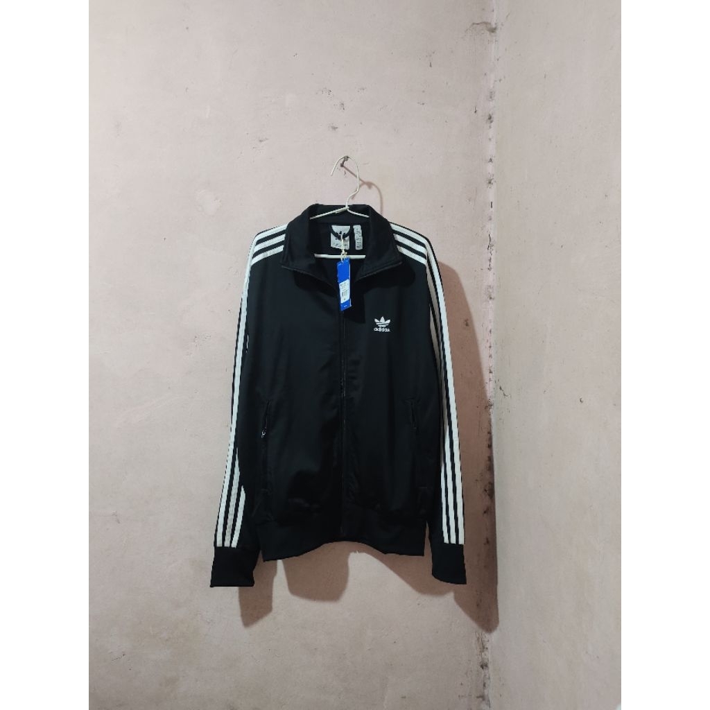 Tracktop Adidas firebird tt black white