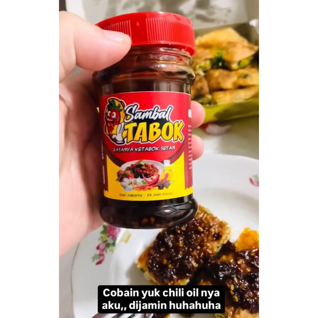 

Sambal Tabok CHILI OIL 150 gram