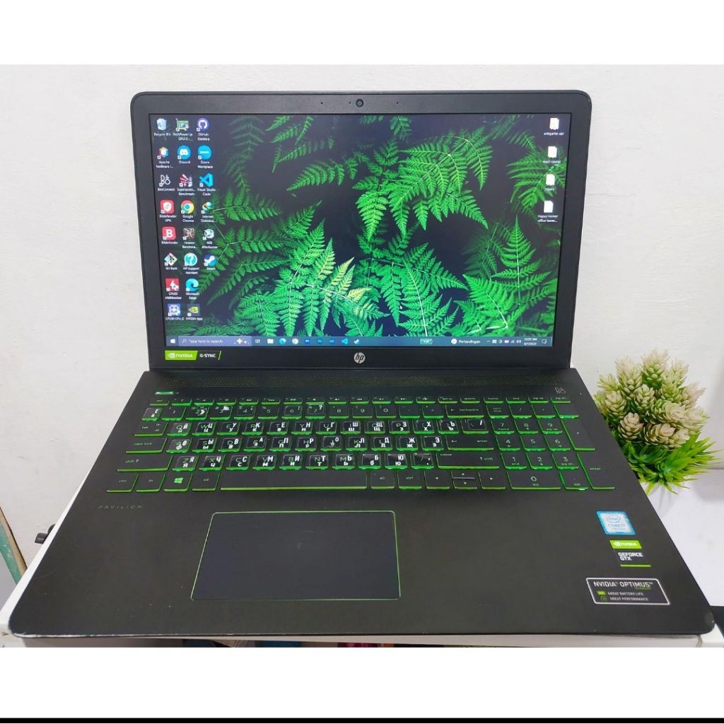 laptop hp pavilion power gaming 15 i7 7700hq gtx 1050 4gb