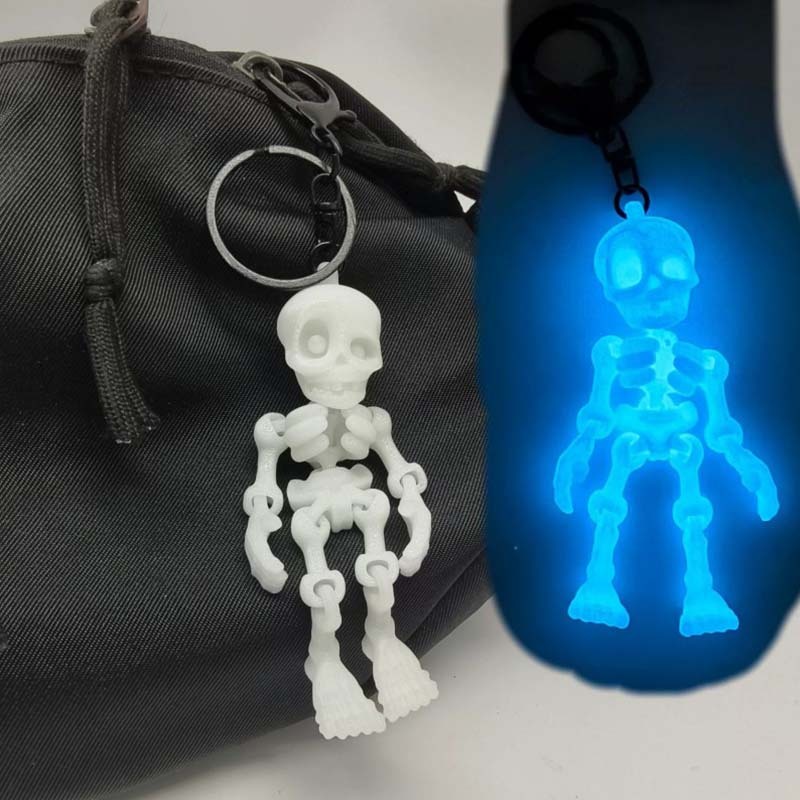 Gantungan Kunci Fidget Gantungan Ransel Toy Tengkorak Mainan Anti Stres Unik Untuk Semua Usia -