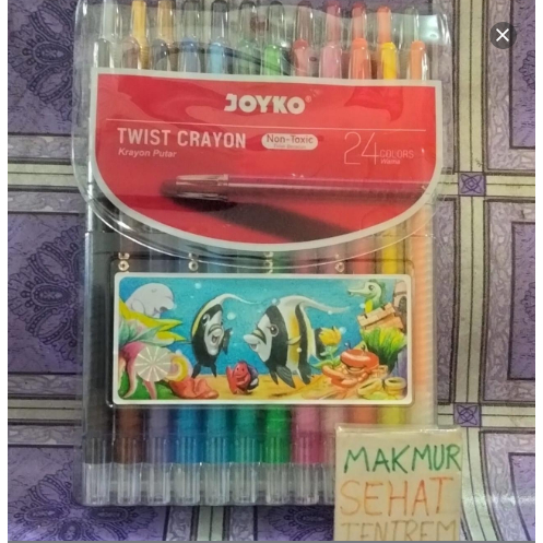 

Krayon putar twist Crayon joyko TWCR24S TWCR 24S TWCR-24S skuA240108 oil pastel per set