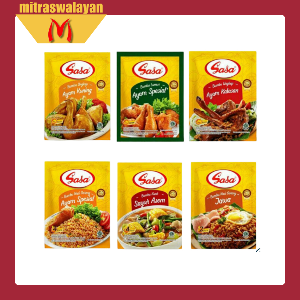 

SASA Bumbu Instant Goreng & Kuah Kemasan 20 gr