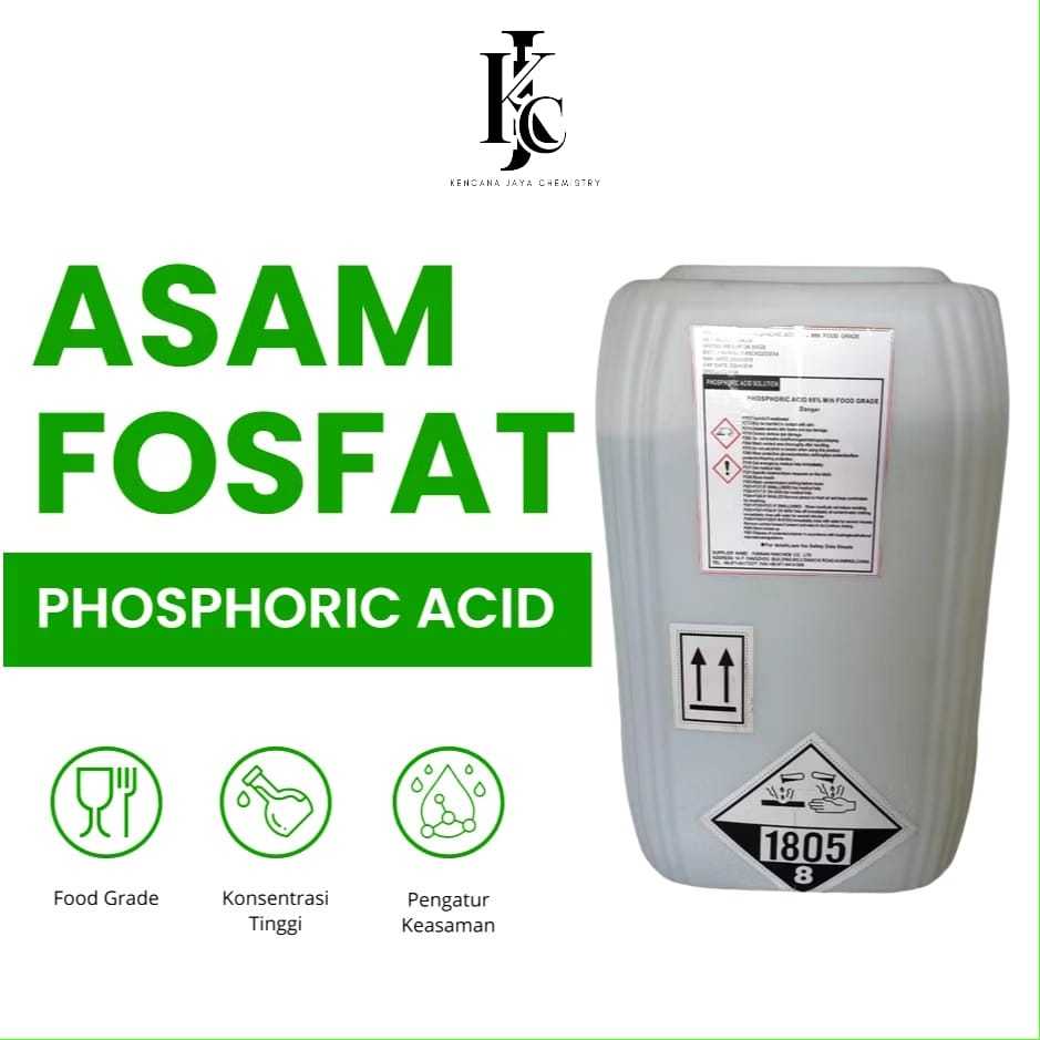 Phosphoric Acid Asam Fosfat 85% Food Grade 35Kg
