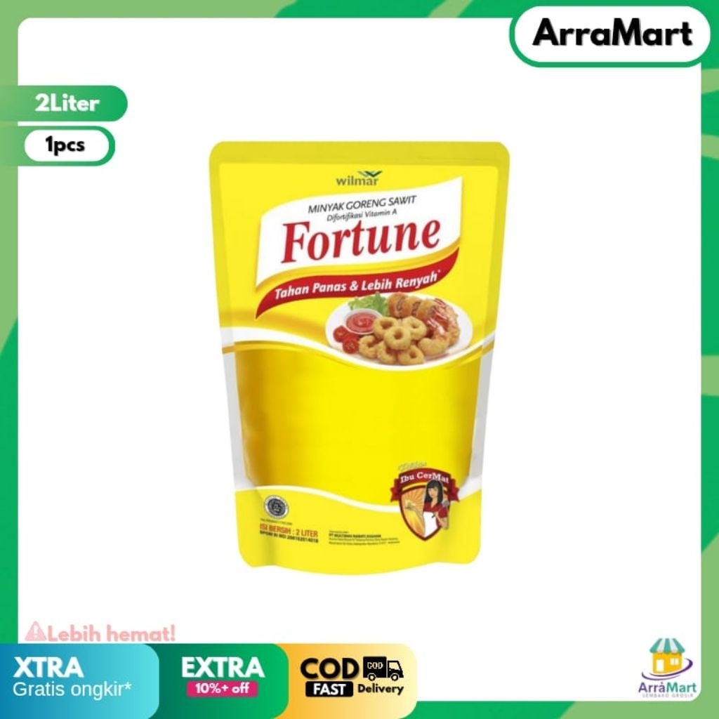 

Fortune Minyak Goreng Pouch 2liter