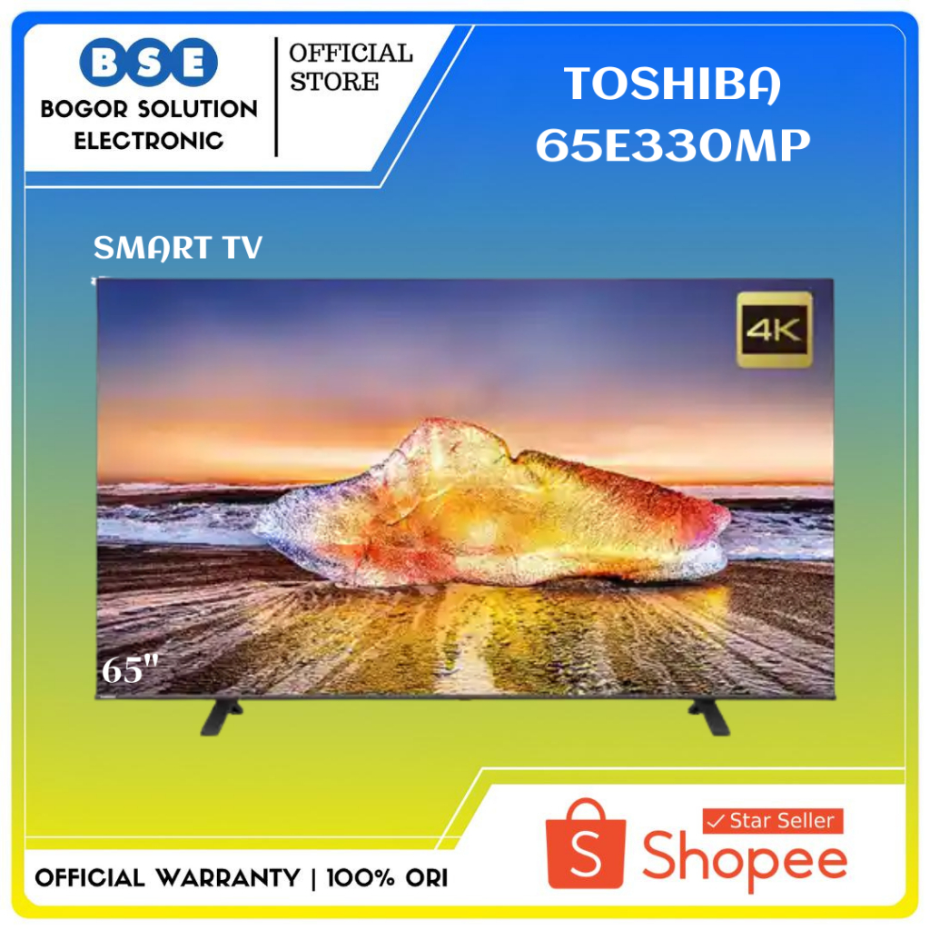 Smart TV 65 Inch Toshiba 65 E330 MP Regza Engine ZR 4K UHD TV Toshiba 65E330MP