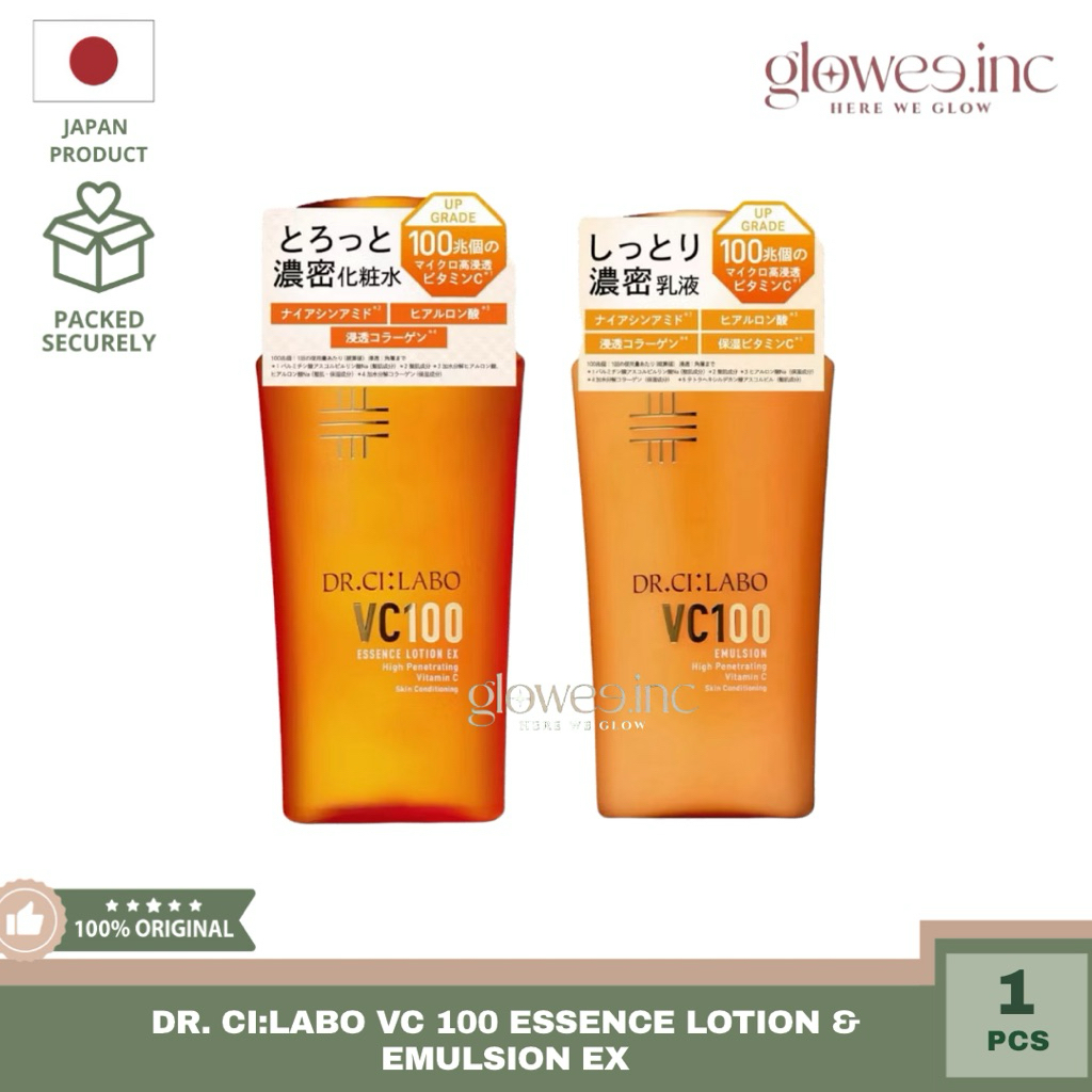 READY STOCK - VC100 Essence Lotion & Emulsion EX Dr. ciLabo Original Japan