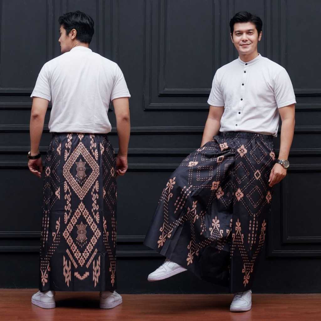 Sarung Instan Pria Adem Nyaman Karet Elastis || Sarung Rok Pria Praktis Murah Untuk Ibadah