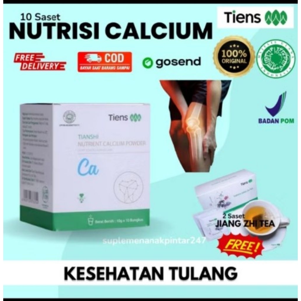 

Tiens Calcium Nutrient Powder - Susu Kalsium - Osteoporosis - Pemulihan Patah Tulang - Nyeri Sendi