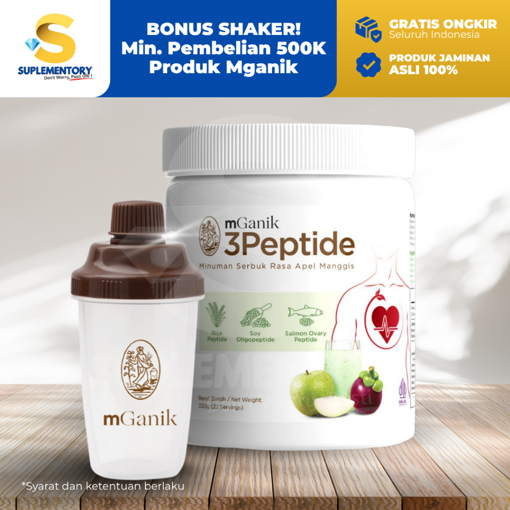 

mGanik 3 Peptide Suplemen Jantung 3Peptide Mganic m ganik tripeptide
