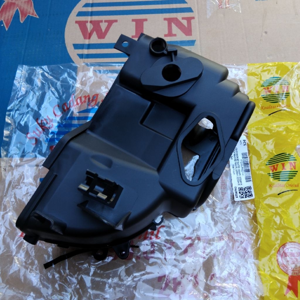 WIN - Cover Mesin /Tutup Mesin BEAT FI - Cover Blok Seher Atas-Bawah - Stater Kasar 2012/2014