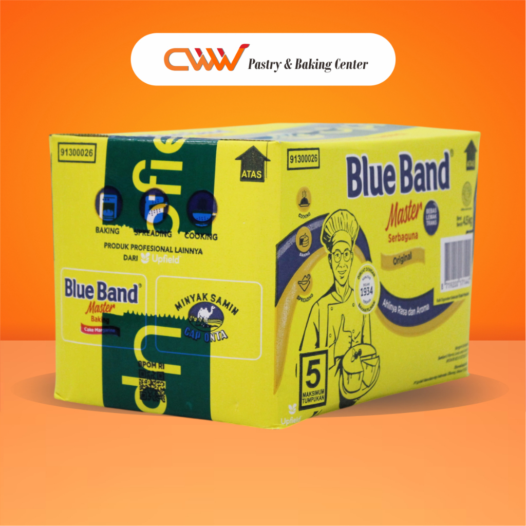 

Blueband Blue Band Master Margarine Nabati 4,5kg Cake Kue Kering Bread Roti Pastry Tumisan Masakan
