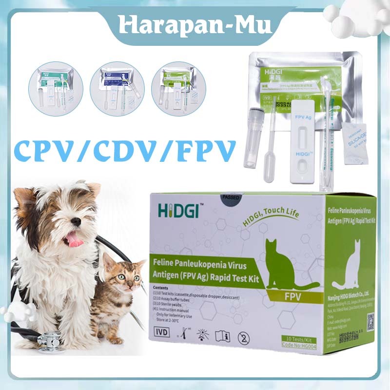 Alat Test Virus Panleukopenia Pada Kucing / Test Kit Fpv Fpv Cdv Cpv Dog Tes Kit