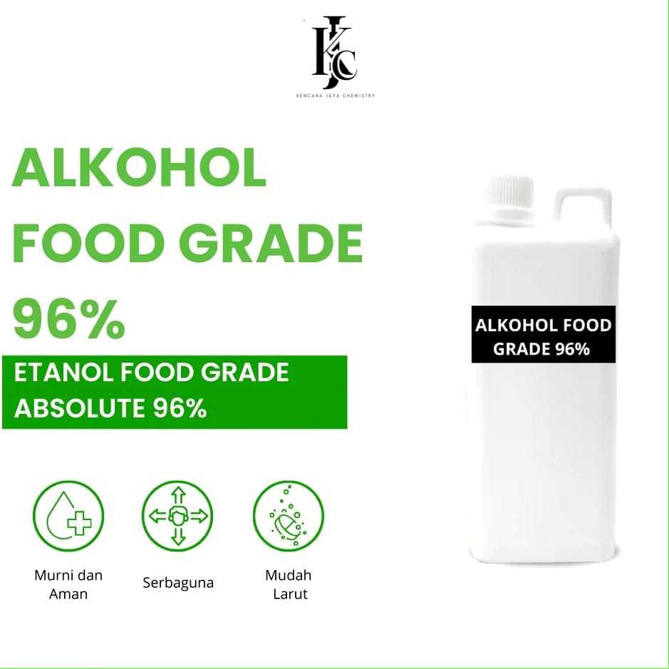 Alkohol / Etanol Food Grade Absolute 96% 1 liter