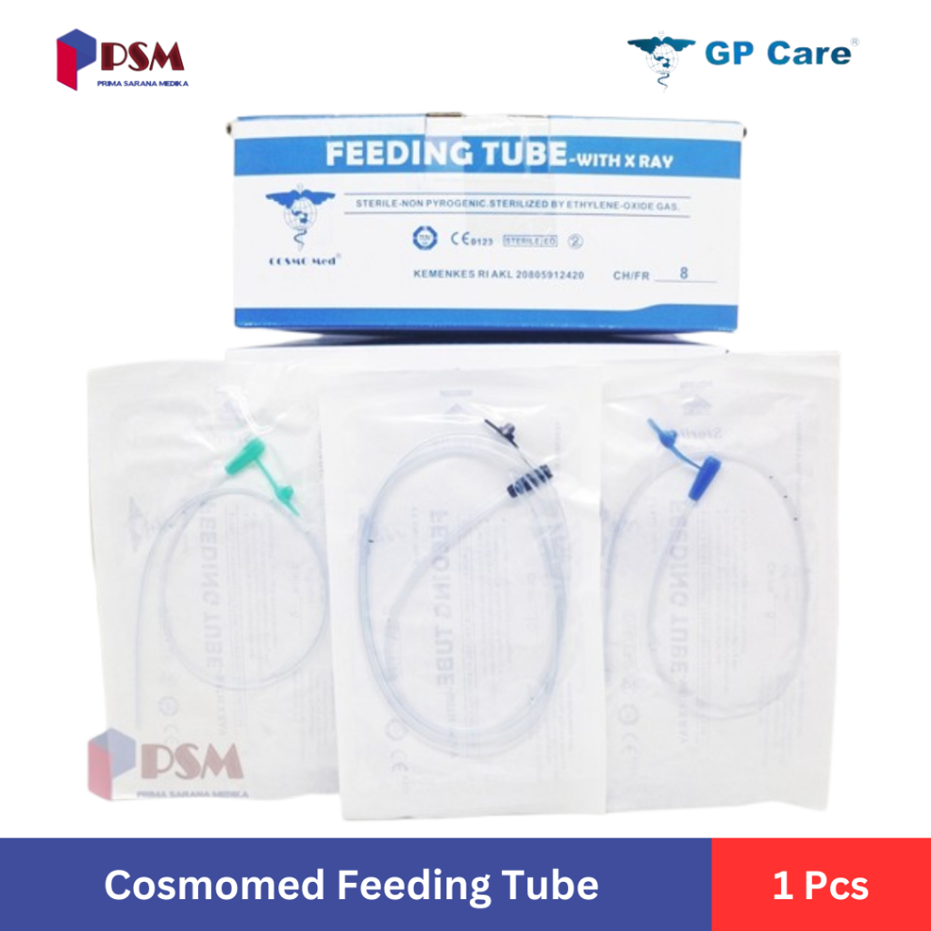 COSMOMED Feeding Tube with X-Ray / Feeding Tube NGT / Sonde Selang Makan