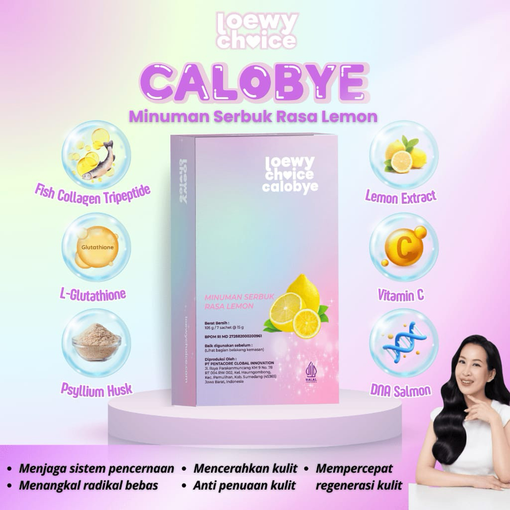 

Loewy Choice Calobye Drink Minuman Rasa Lemon Korea