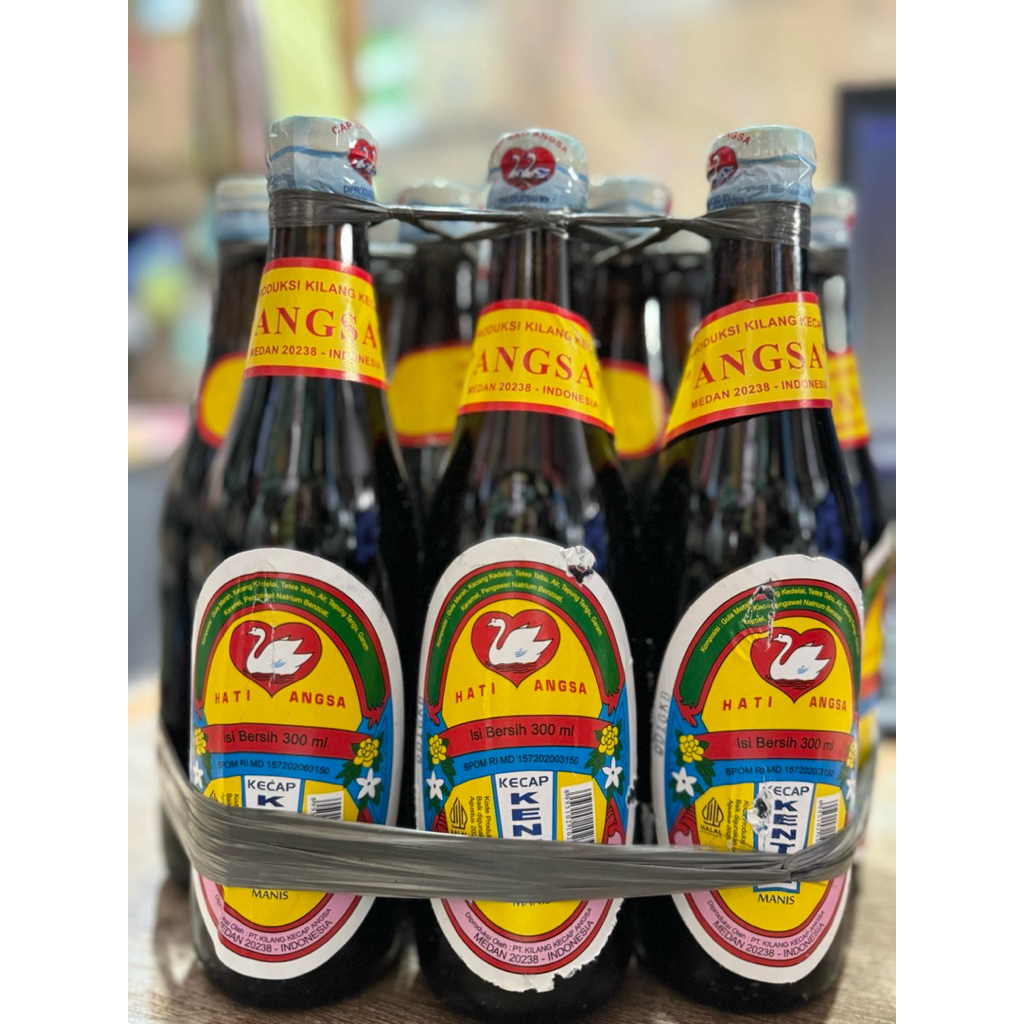 

Kecap Manis Angsa 300 ml (tutup Kuning) @ 12 botol / 1 lusin
