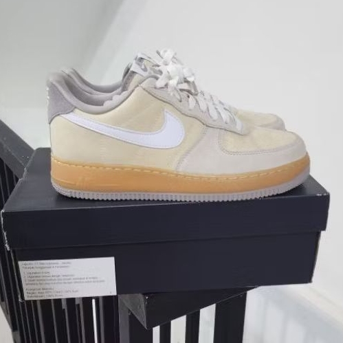 SEPATU NIKE AIR FORCE 1 07 WMNS LIGH KHAKI BNIB ORIGINAL