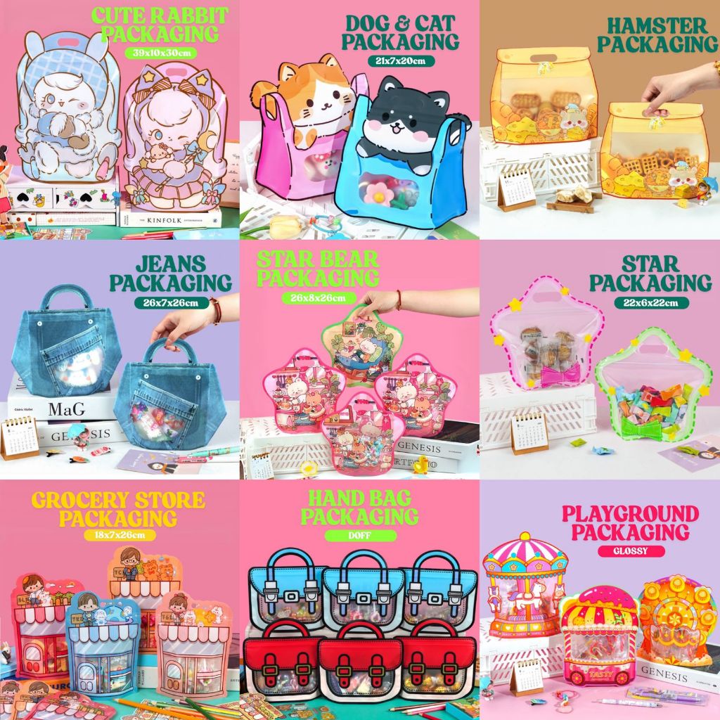 

Packaging Ziplock Snack Kue Cookies Zipper Kemasan Pouch Hampers Packaging Ziplock Souvenir Birthday Ulang Tahun Anak Lucu