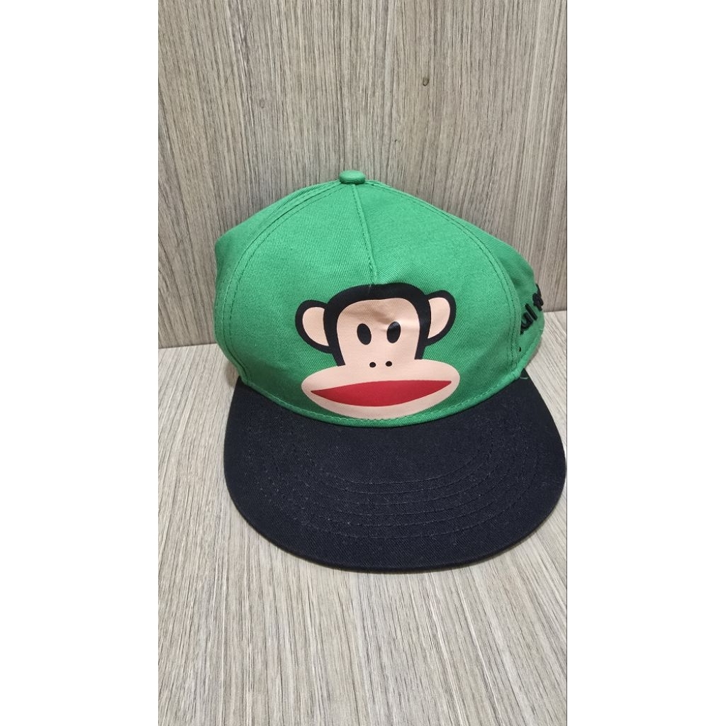 H&M Paul Frank Snapback Kids Hat (PRELOVED like New), green Colour, Collectible Items / Baseball Cap