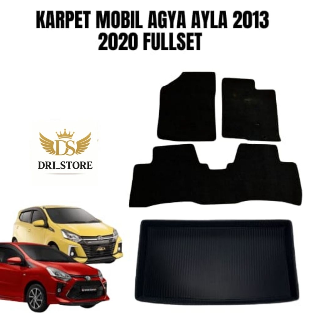 KARPET MOBIL AGYA ALYA 2013-2020 FULLSET