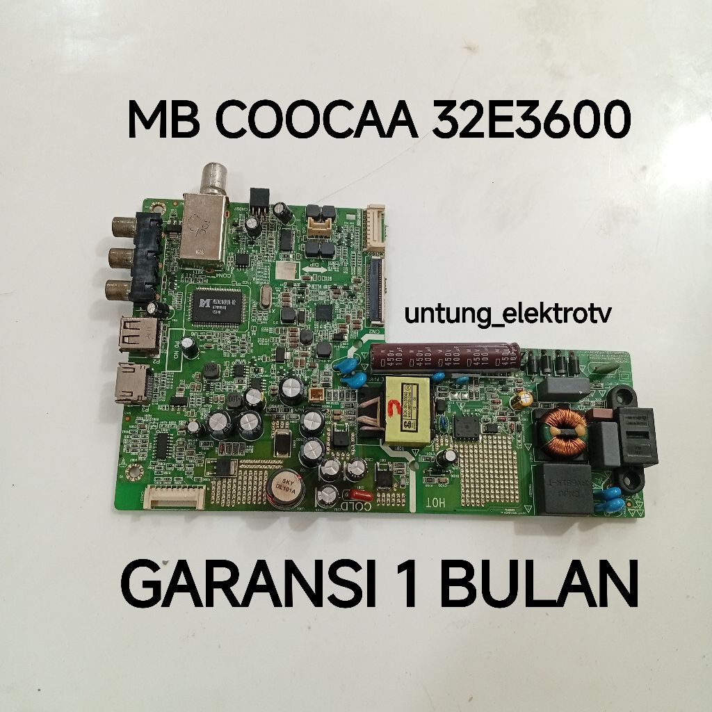 MB TV COOCAA 32E3600 MAINBOARD-MOTHERBOARD-MOBO-MODUL MESIN TV LED COOCAA 32E3600