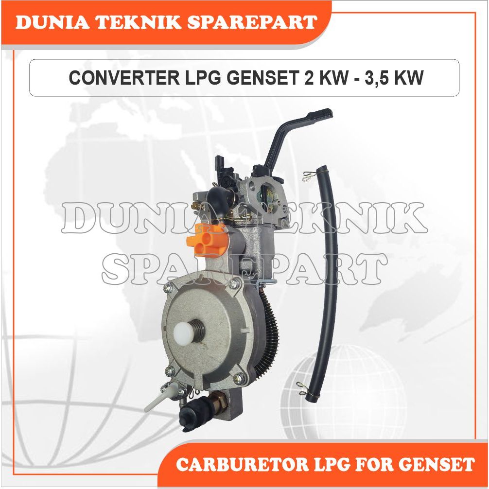 GX160 GX200 KARBURATOR KONVERTER LPG UNTUK GENSET 2 KW – 3,5 KW / LPG CARBURETOR CONVERTER / KARBURA