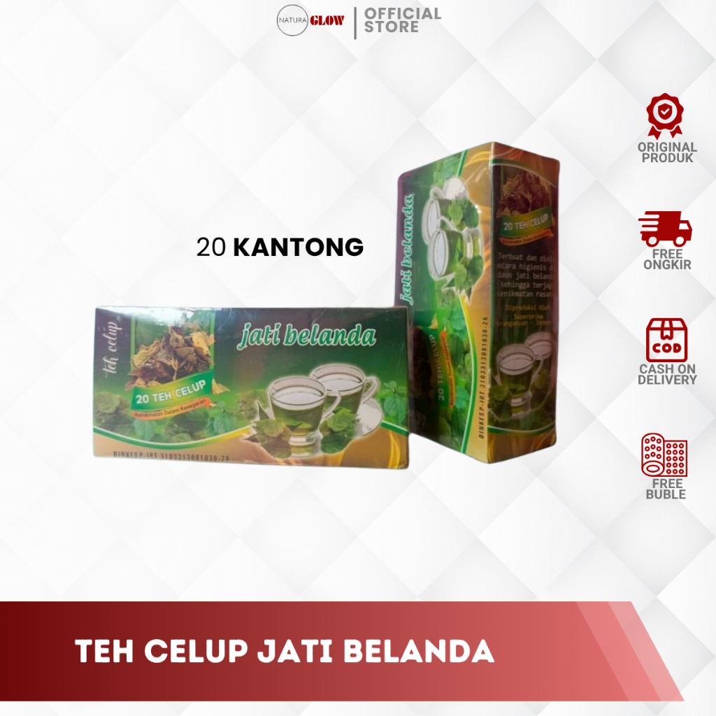 

TEH CELUP JATI BELANDA - Atasi Sembelit dan Obesitas | Teh Herbal Super Prima | Original 100% | Teh Jati Belanda Celup