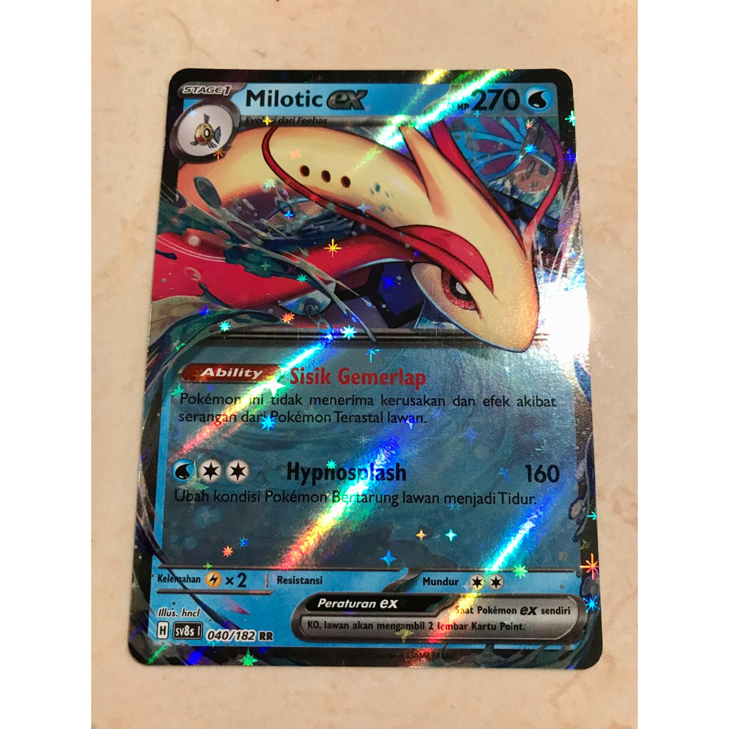Kartu Pokemon Milotic RR New Hologram