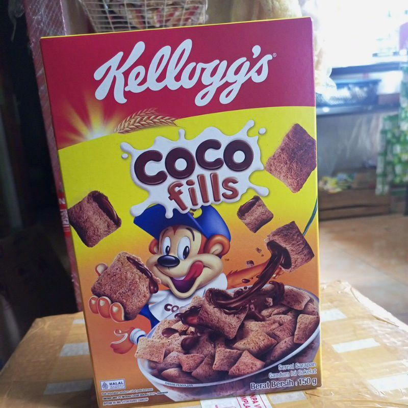 

[oddsolshop] pekanbaru/Kellogg's Coco Fills 300GR Sereal Sarapan Gandum Isi Cokelat Coklat Cereal