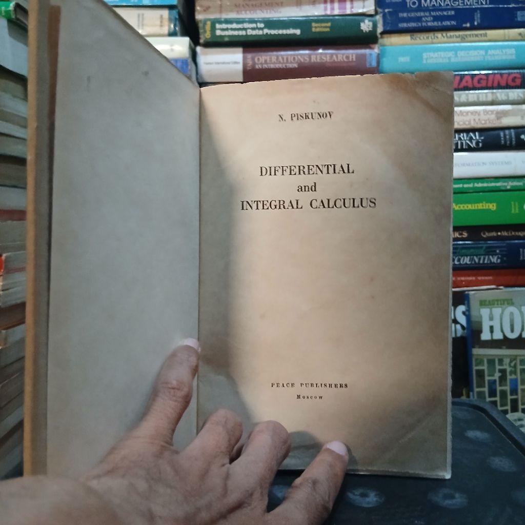 differential and calculus integral calculus - n.psikunov