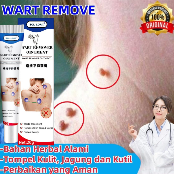 Efek bagus Obat Kutil paling ampuh Oles Penghilang Kutil 20g manjur tanpa operasi mahal penghapus me