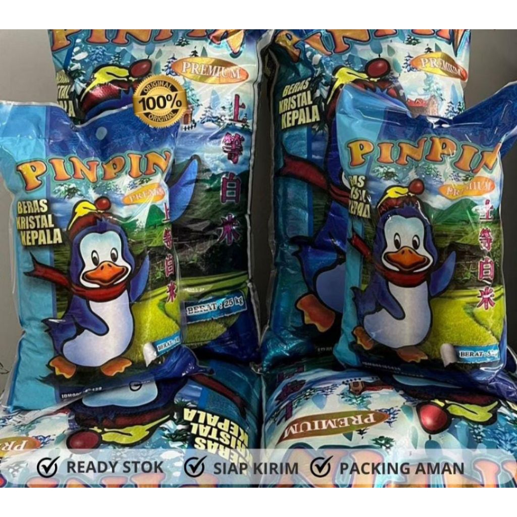 

BERAS PREMIUM PIN PIN - Kemasan 25 kg