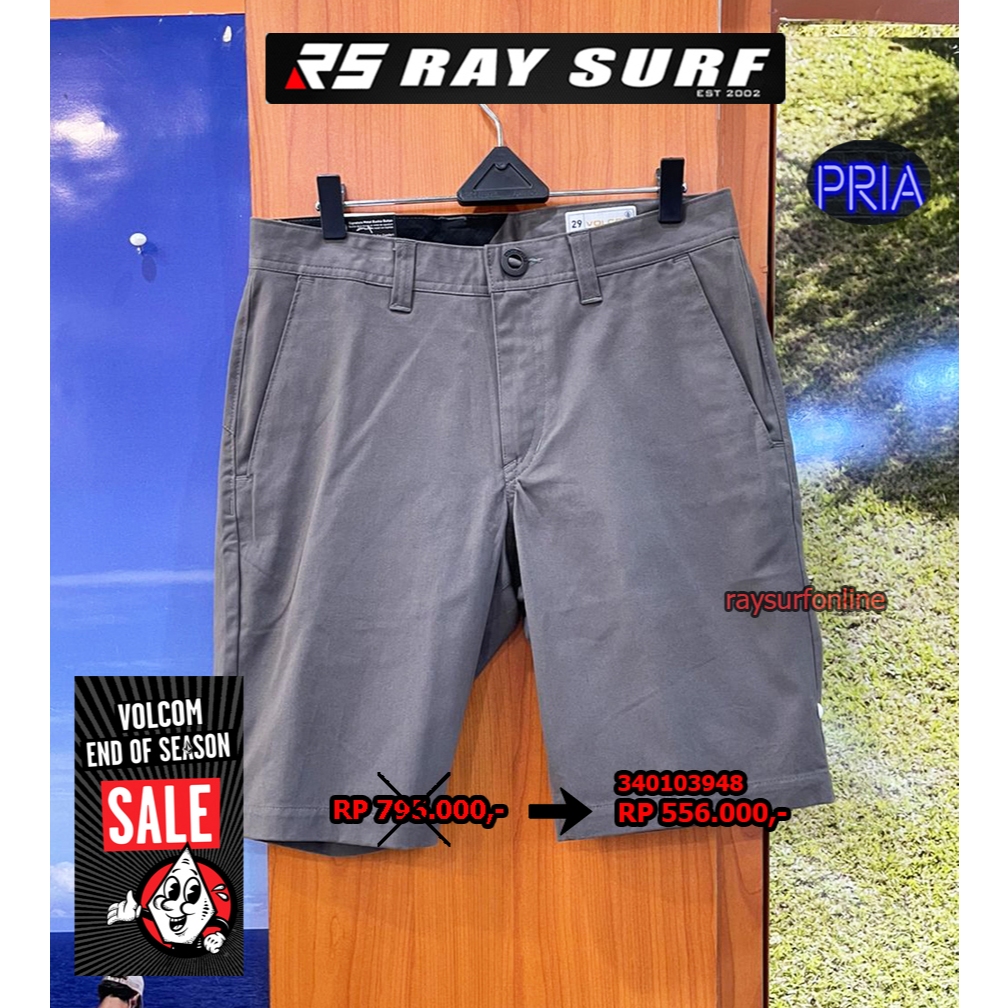RAYSURF VOLCOM SALE CELANA PENDEK PRIA 340103948 ORIGINAL