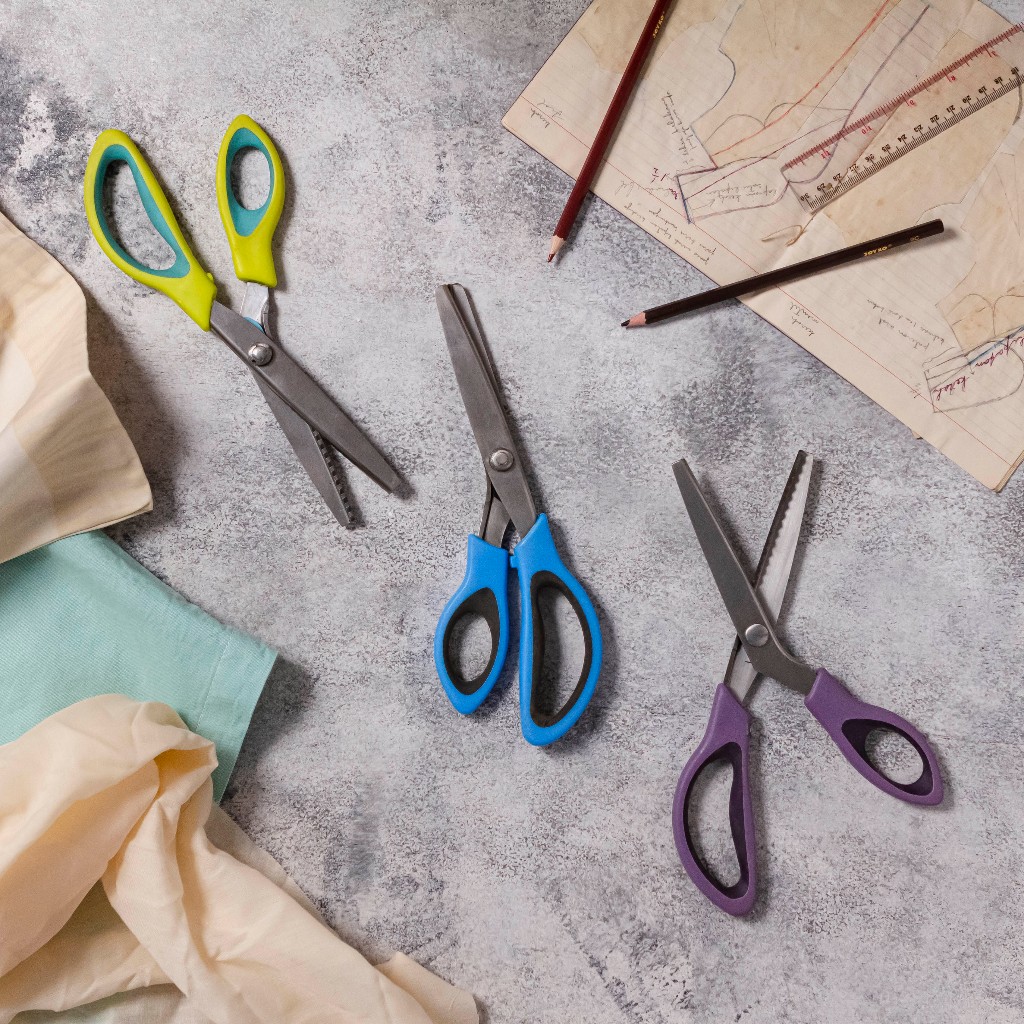 

Gunting Kain Bergerigi Zigzag Gunting Gelombang Prakarya