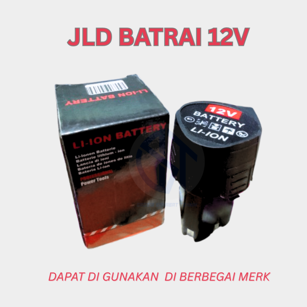 Baterai JLD Bor Baterai 12V Original Bisa Untuk Berbagai Merk Bor Baterai 12V