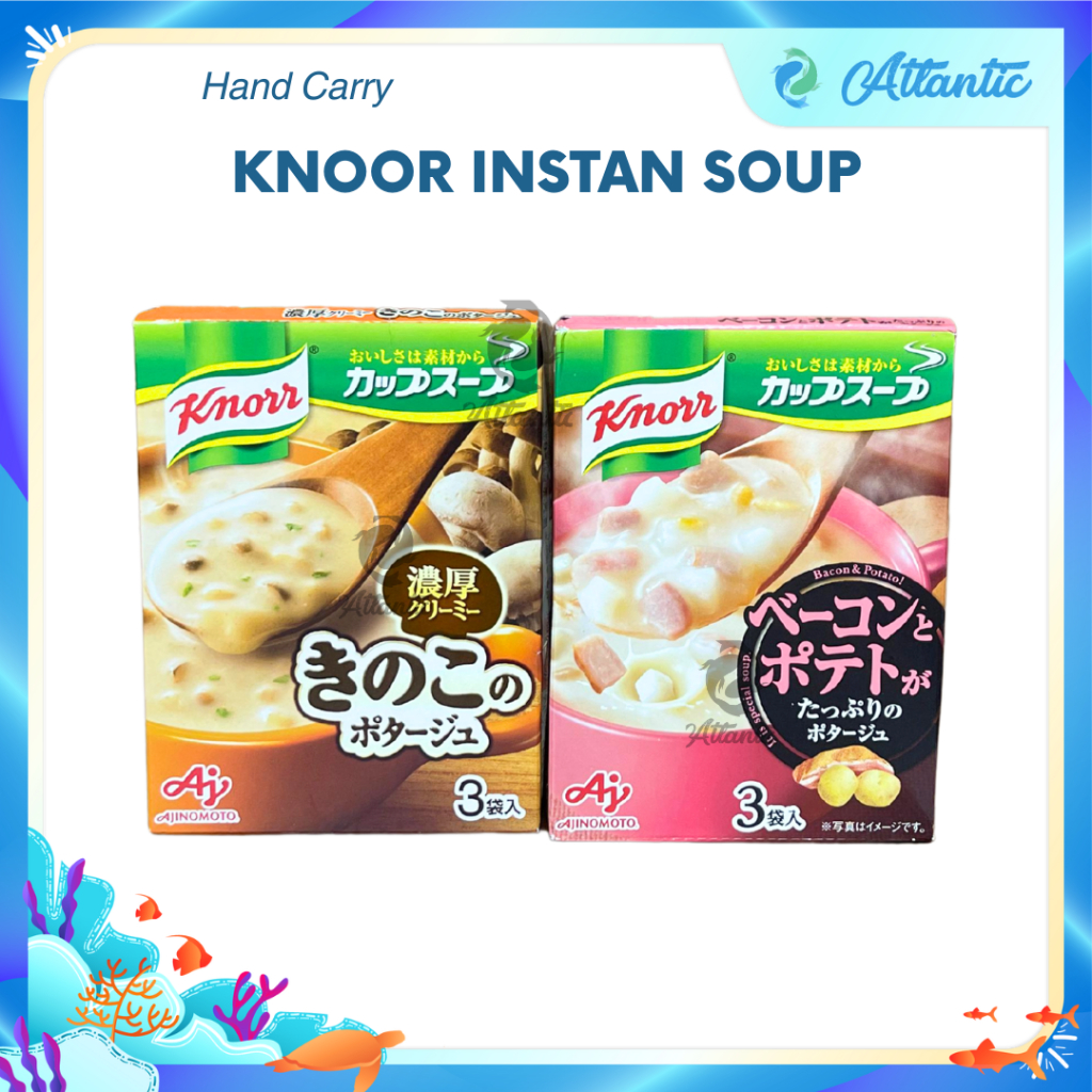 

Knoor Instant Cream Soup Sup Krim Instant dari Jepang isi 3 Pcs
