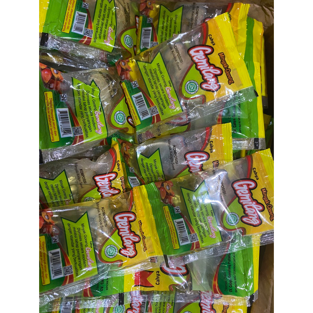 

Minyak Goreng Gemilang Renceng isi 10/32ml