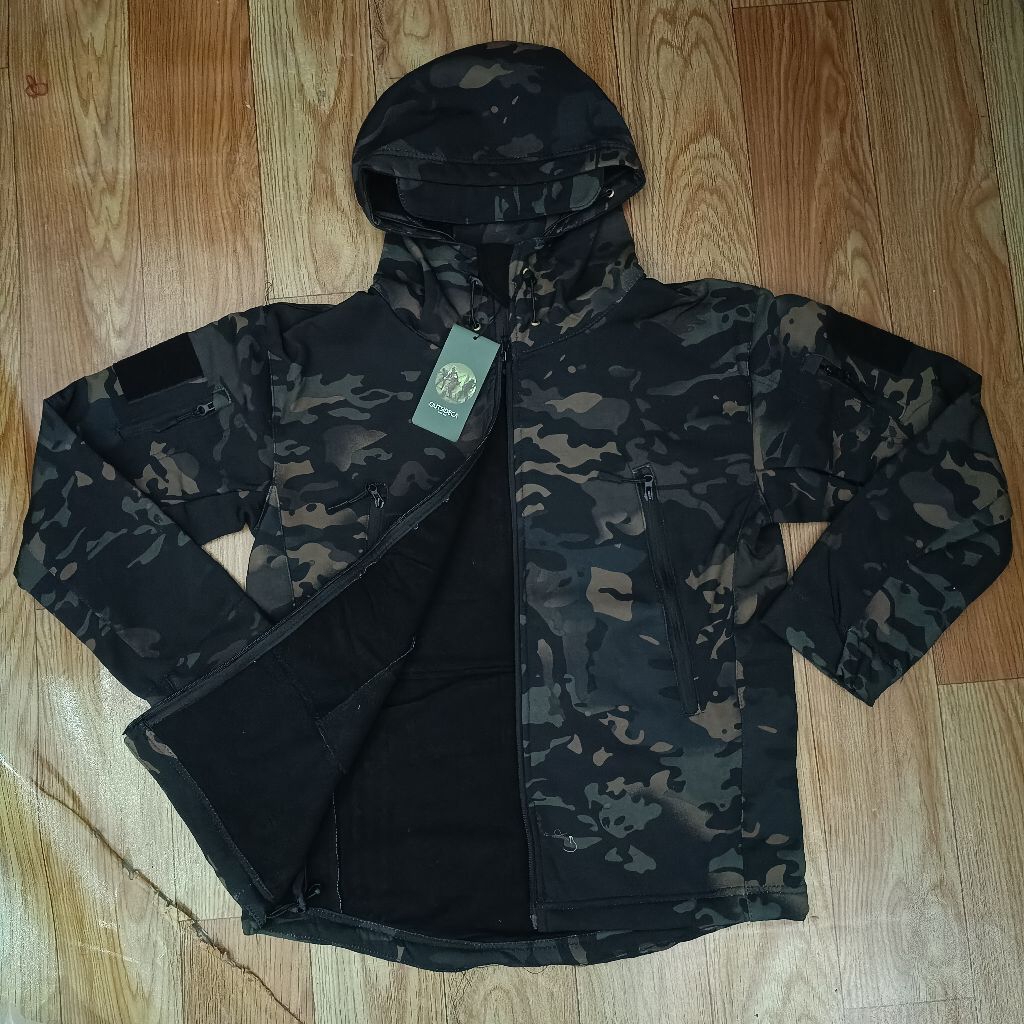 Jaket Tactical TAD Loreng Multicam Import Waterproof / Jaket Tactical TAD / Jaket TAD