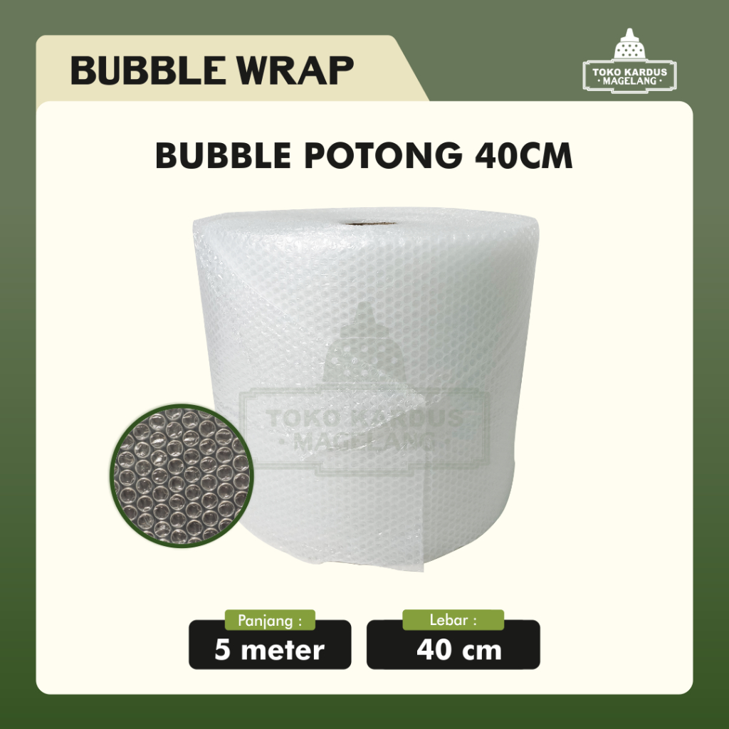 

Bubble Wrap Roll 40CM x 50M TEBAL Magelang Instant