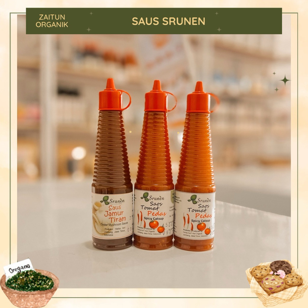 

Saos Natural | Saos tomat | Saos tomat pedas | Saos jamur tiram | Tanpa pengawet Tanpa MSG