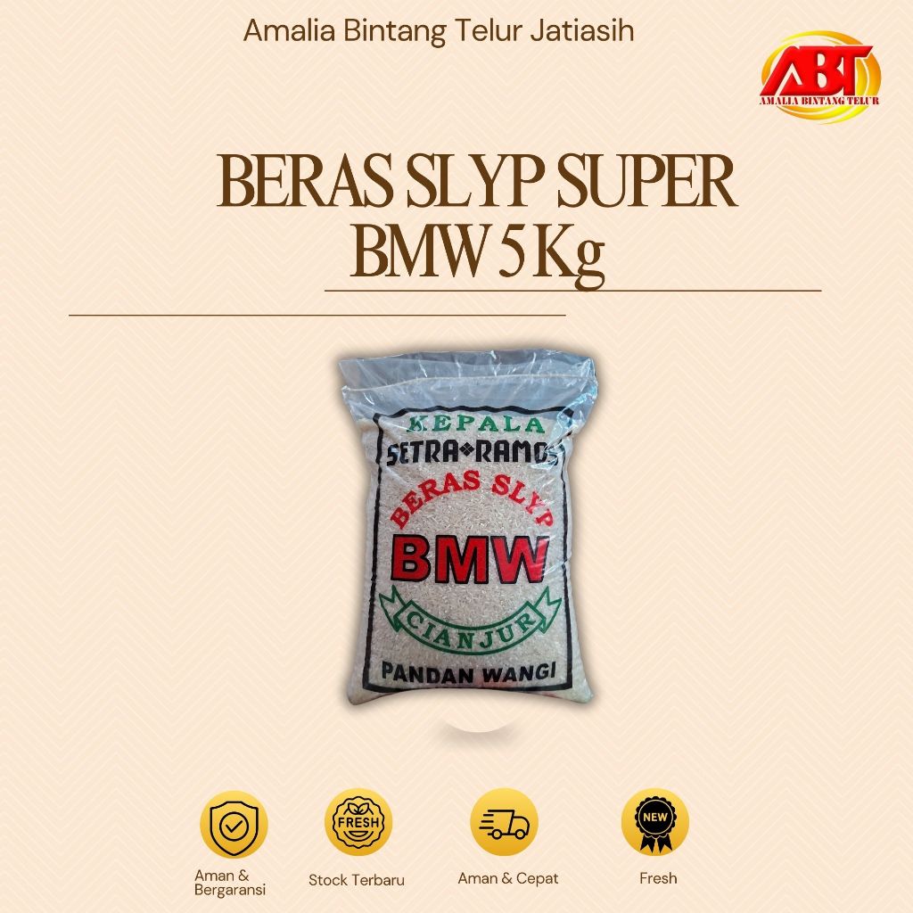 

ABT JATIASIH - Beras Pulen BMW 5kg Enak, Bersih dan Putih (FRESH-CEPAT-BERRGARANSI)