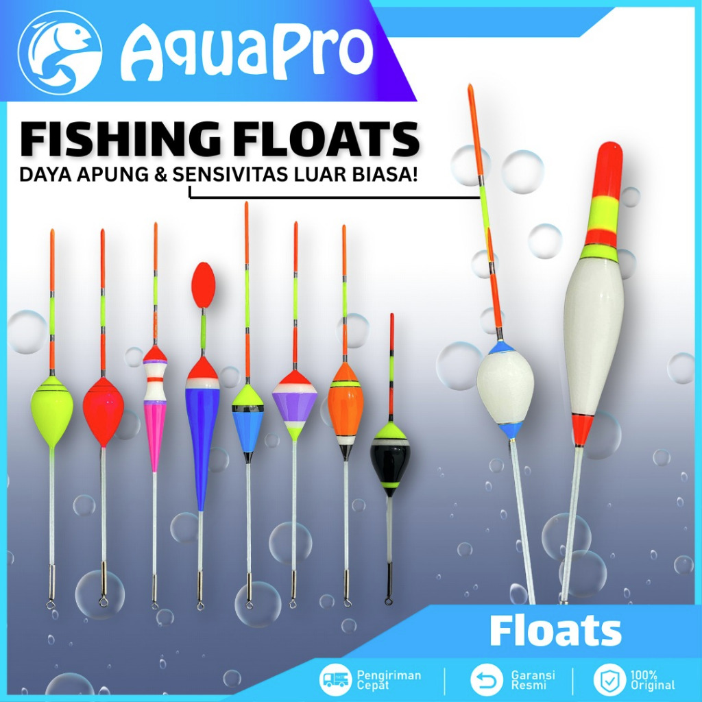 AQUAPRO Pelampung Pancing Sensitivitas Tinggi Fishing Floats Pelampung Profesional Anti Tenggelam