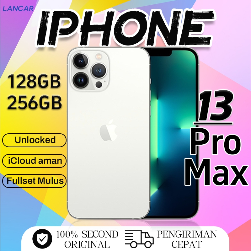 iPhone 13 Pro Max Second 6.7“LCD 100% Asli 128GB 256GB Fullset Mulus All fungsi aman ip 13promax