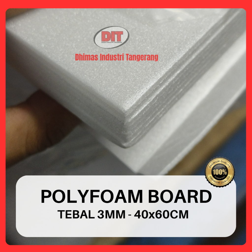 

Polyfoam lembaran tebal 3mm 40 x 60cm Depron polyfoam 3mm