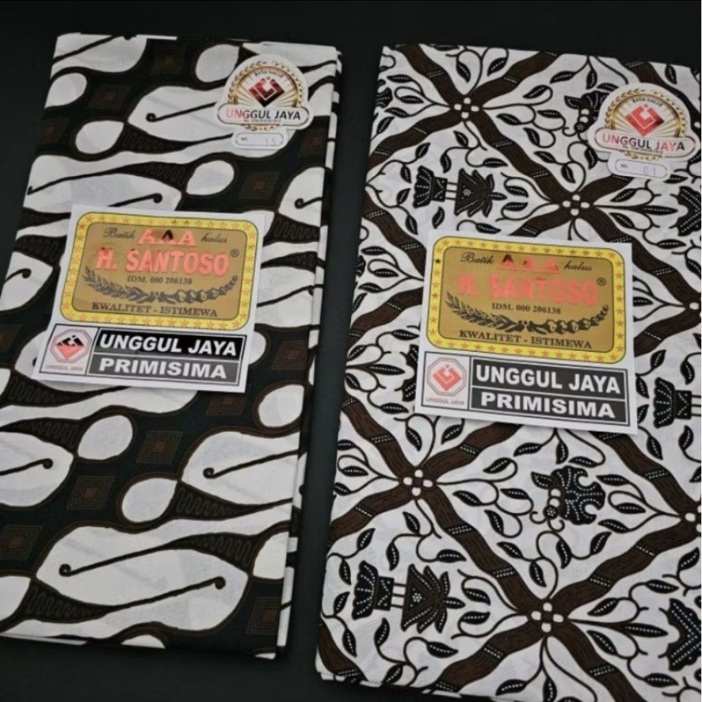 Kain panjang batik/ jarik putih premium (Barong/ Sidomukti)