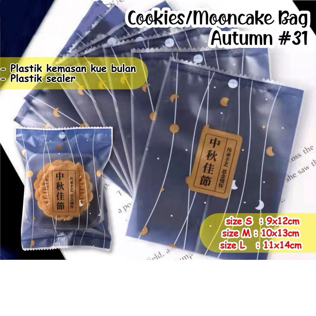 

Plastik Kantong Kue Kering Cookies Kue Bulan /Mooncake Bag (1 pack isi 100pcs)