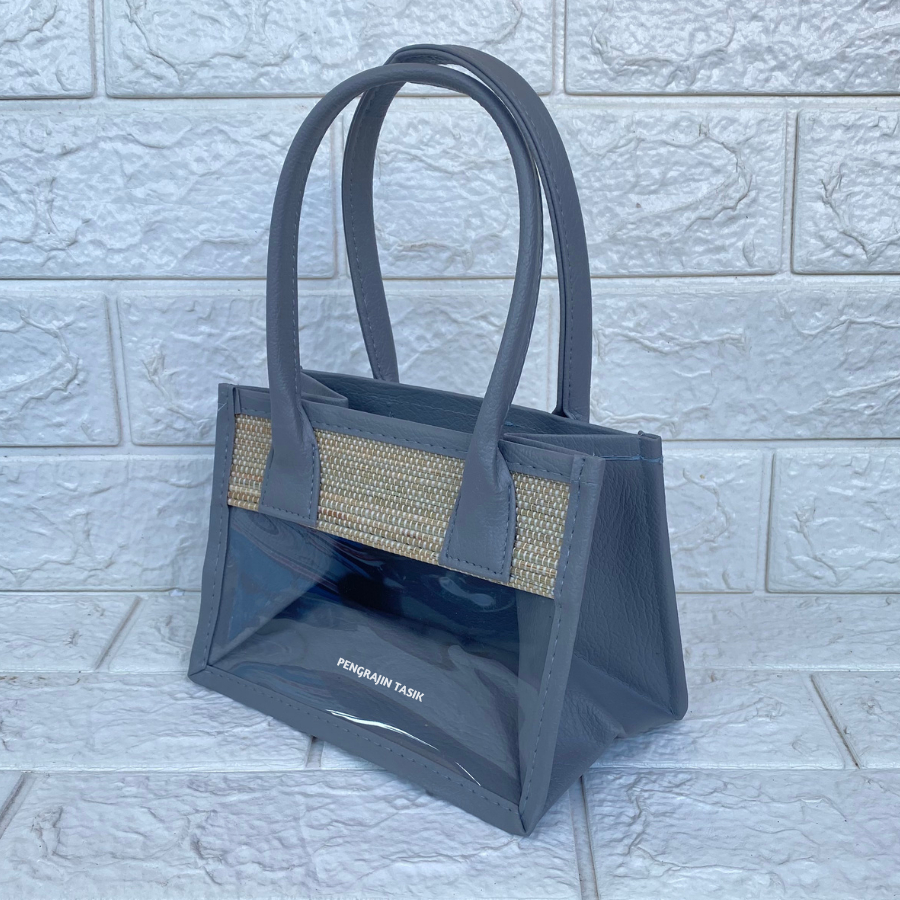 

Tas Hampers (Abu-abu) Untuk 2 Toples Silinder Tas Parcel Mendong Mika